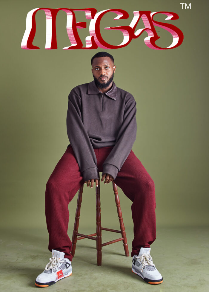 ribbed long sleeve tshirt and straight jogger pants