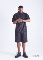 Megas debossed outfit