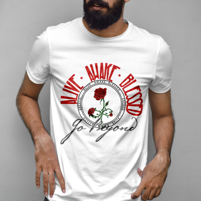 Alive awake blessed by megas clothing