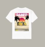 megas made in lagos danfo white tshirt