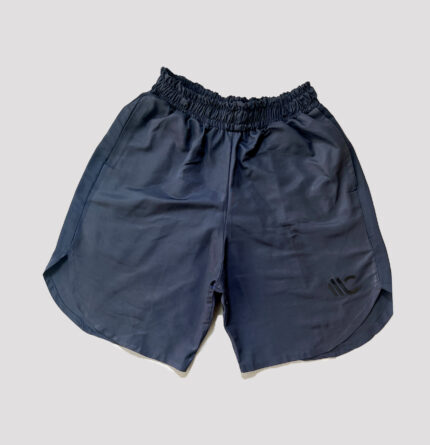 Megas Essentials Navy blue shorts front