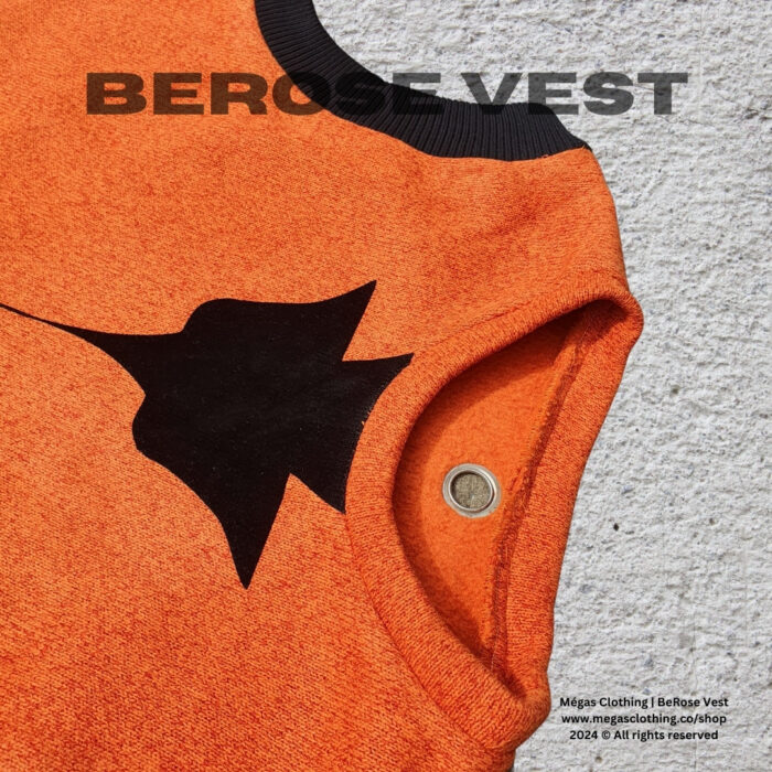 Megas BeRose vest close up view