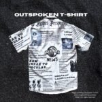 Mégas Outspoken newspaper tshirt